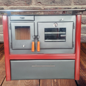 cocina xl/rojo con leñero