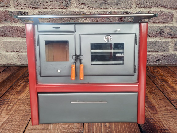 cocina xl/rojo con leñero